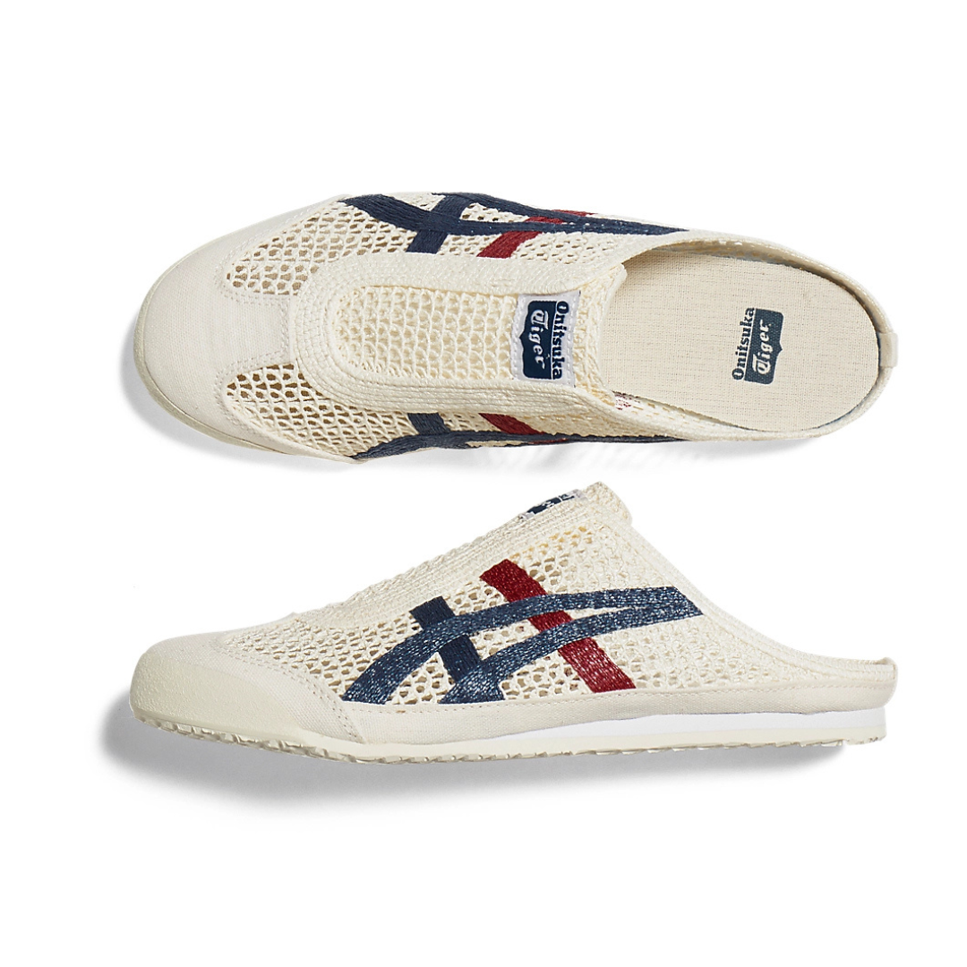 Onitsuka Tiger MEXICO 66 SABOT - CREAM/MAKO BLUE - Image 8