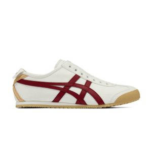 Onitsuka Tiger MEXICO 66 SLIP-ON - OFF-WHITE/BEET JUICE
