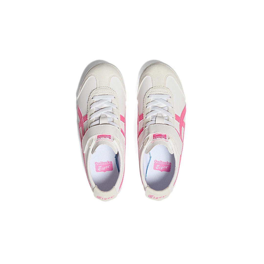 Onitsuka Tiger MEXICO 66 KIDS (PRESCHOOL) - WHITE/DRAGON FRUIT - Image 2