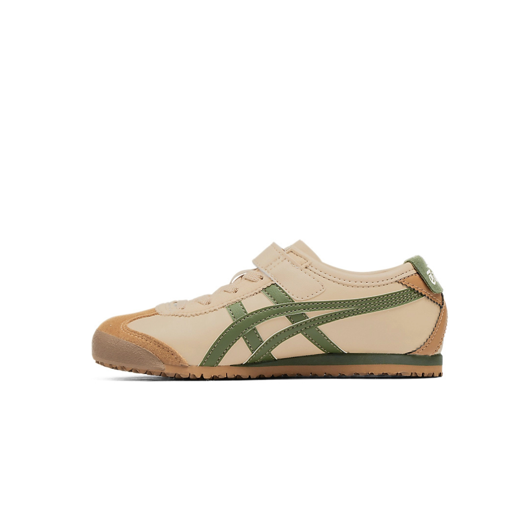 Onitsuka Tiger MEXICO 66 KIDS (PRESCHOOL) - BEIGE/GREEN - Image 4