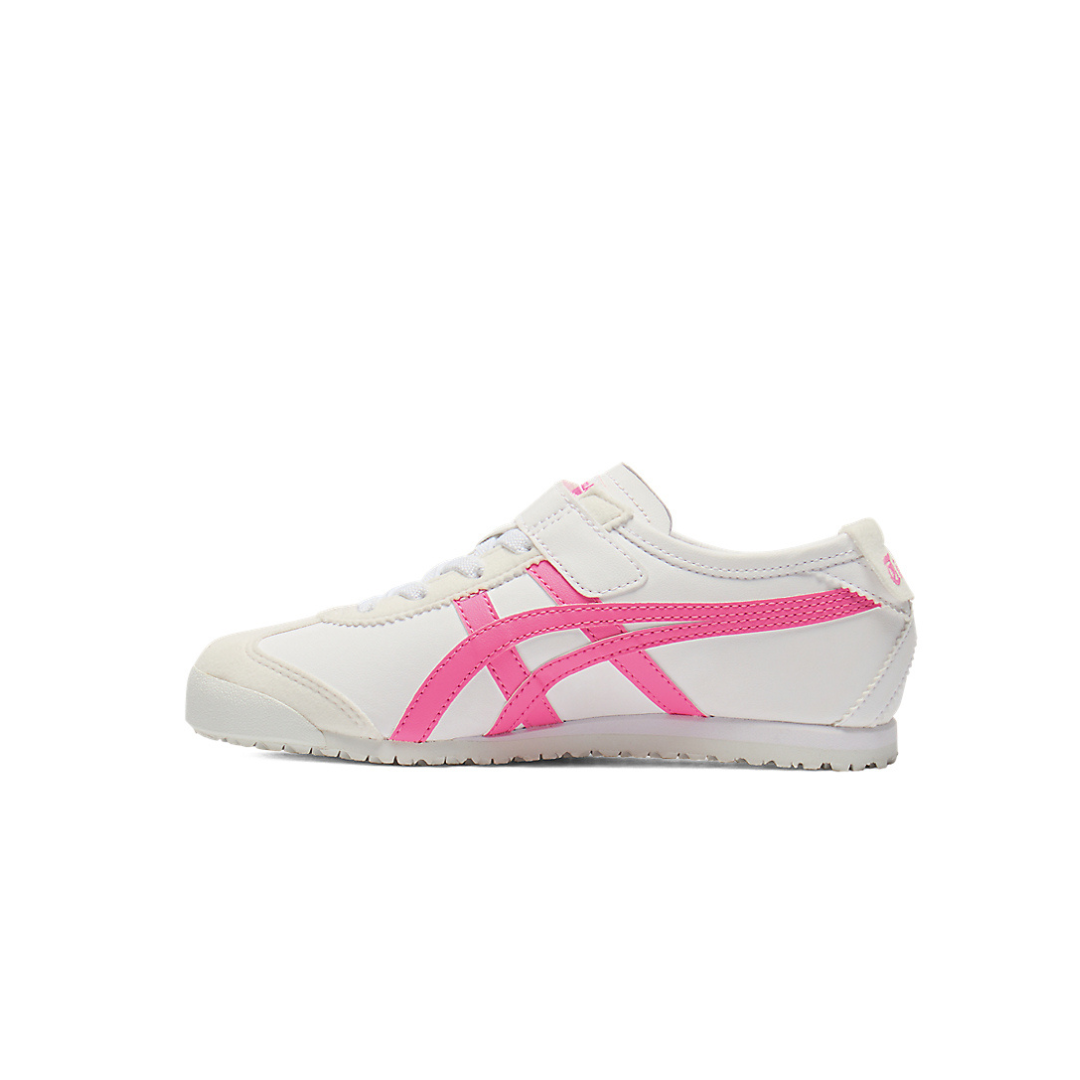 Onitsuka Tiger MEXICO 66 KIDS (PRESCHOOL) - WHITE/DRAGON FRUIT - Image 4