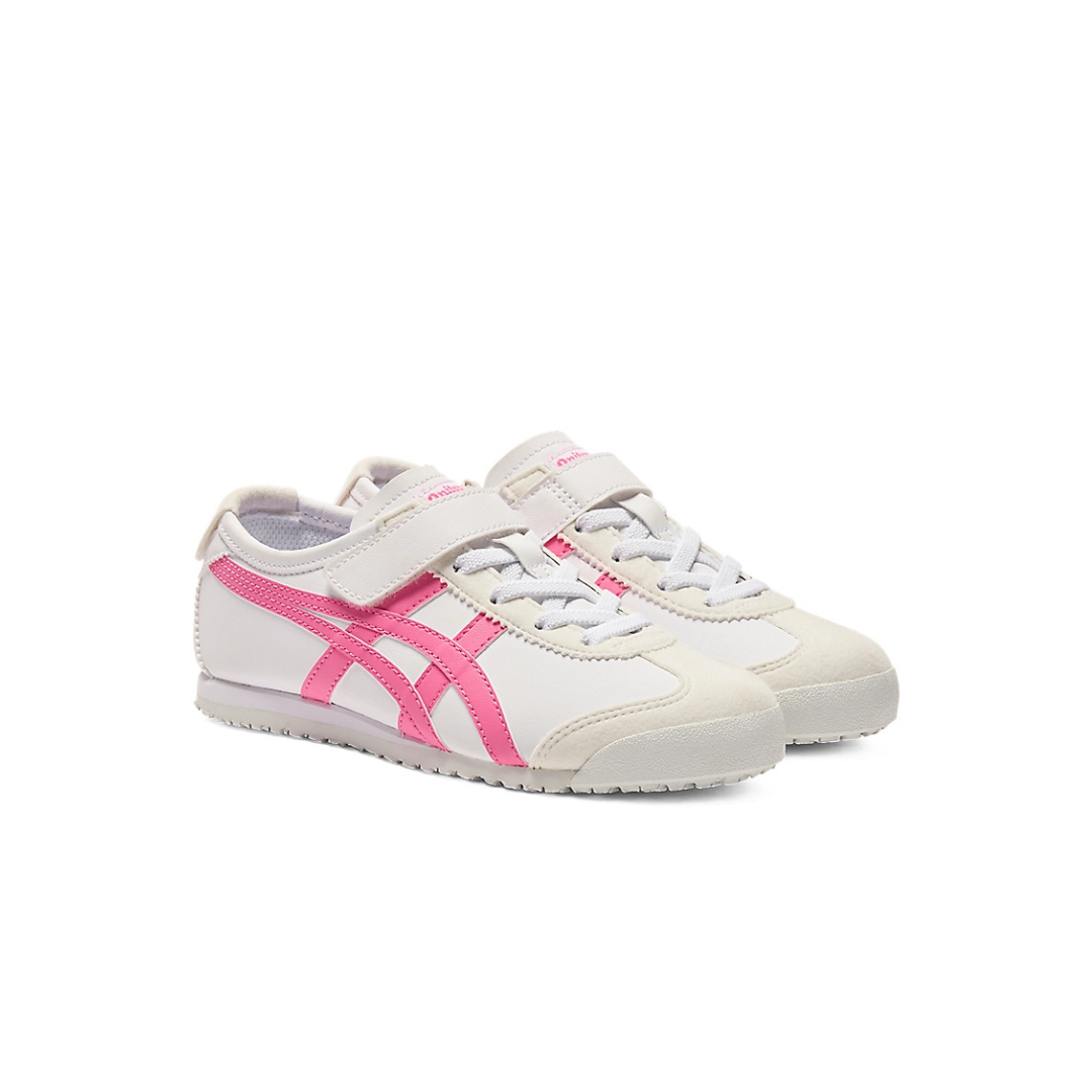 Onitsuka Tiger MEXICO 66 KIDS (PRESCHOOL) - WHITE/DRAGON FRUIT - Image 6