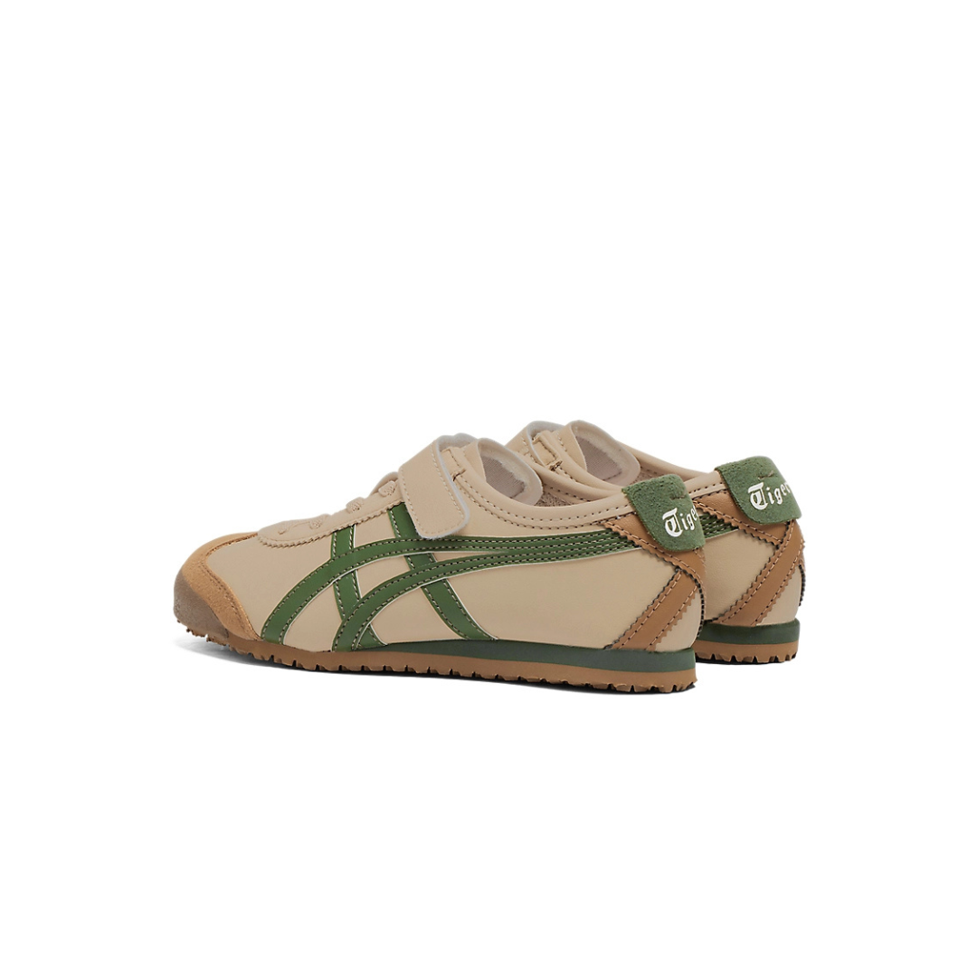 Onitsuka Tiger MEXICO 66 KIDS (PRESCHOOL) - BEIGE/GREEN - Image 7