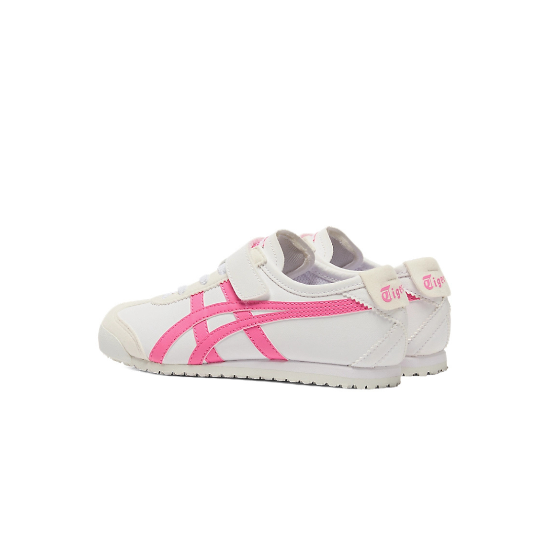 Onitsuka Tiger MEXICO 66 KIDS (PRESCHOOL) - WHITE/DRAGON FRUIT - Image 7