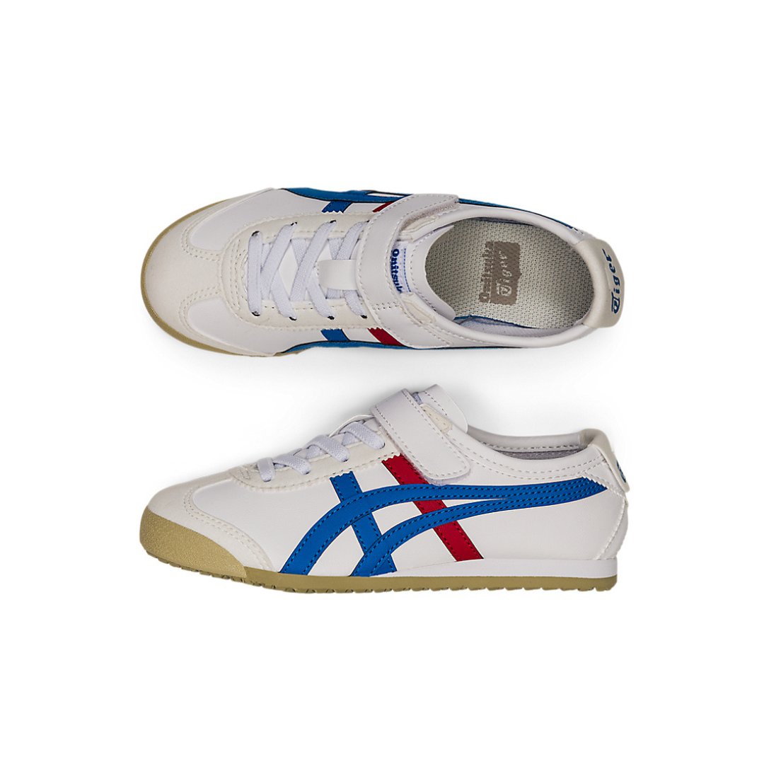 Onitsuka Tiger MEXICO 66 KIDS (PRESCHOOL) - WHITE/DIRECTOIRE BLUE - Image 8