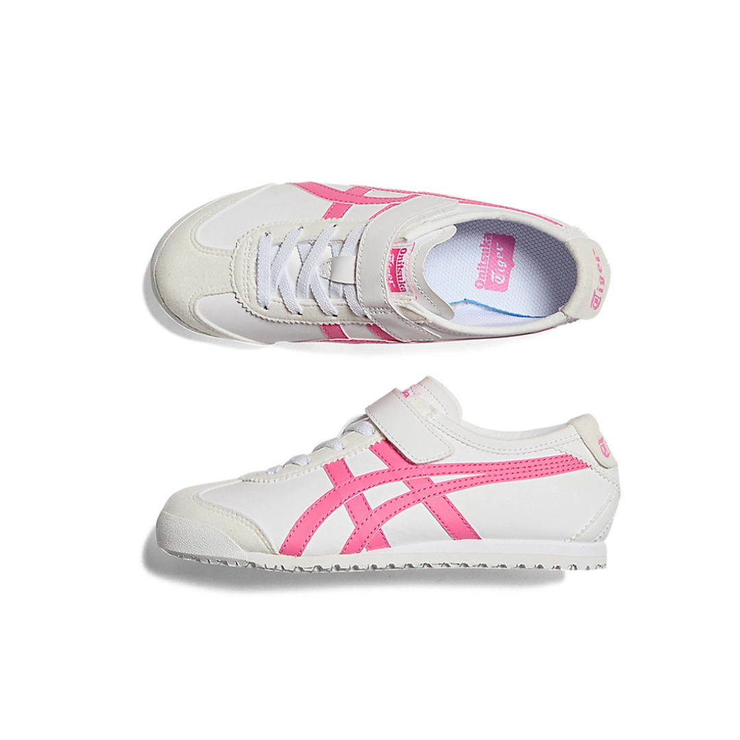 Onitsuka Tiger MEXICO 66 KIDS (PRESCHOOL) - WHITE/DRAGON FRUIT - Image 8