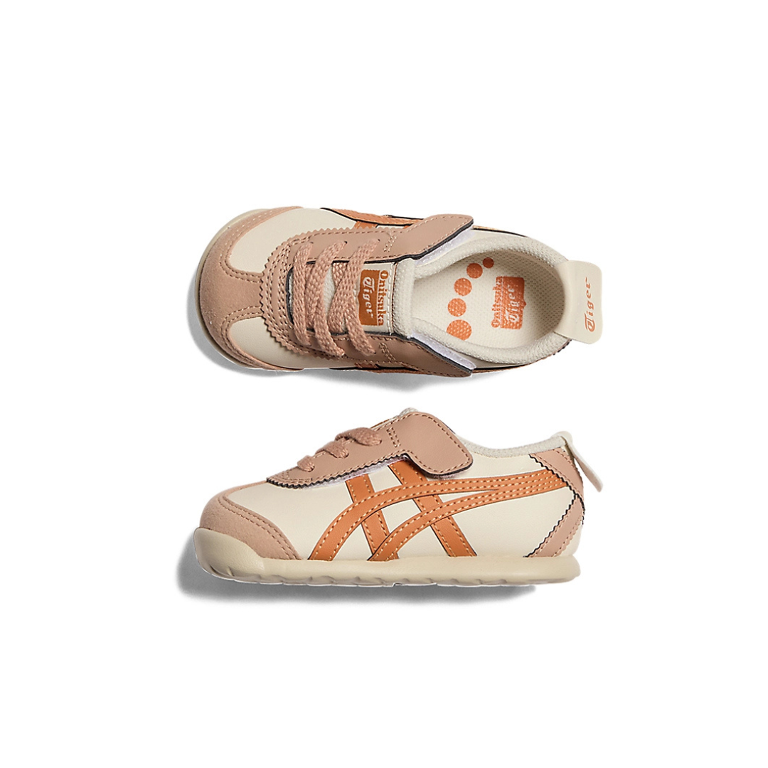 Onitsuka Tiger MEXICO 66 KIDS (TODDLER) - BIRCH/RUST ORANGE - Image 8