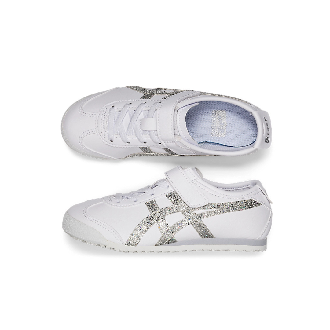 Onitsuka Tiger MEXICO 66 KIDS (PRESCHOOL) - WHITE/PURE SILVER - Image 8