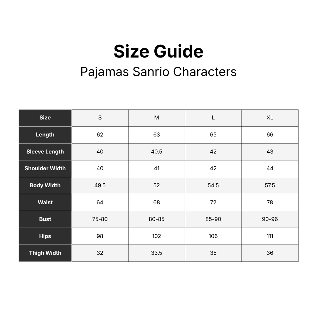GU Pajamas Sanrio Characters (Short-Sleeved Shirt & Shorts) - Image 14