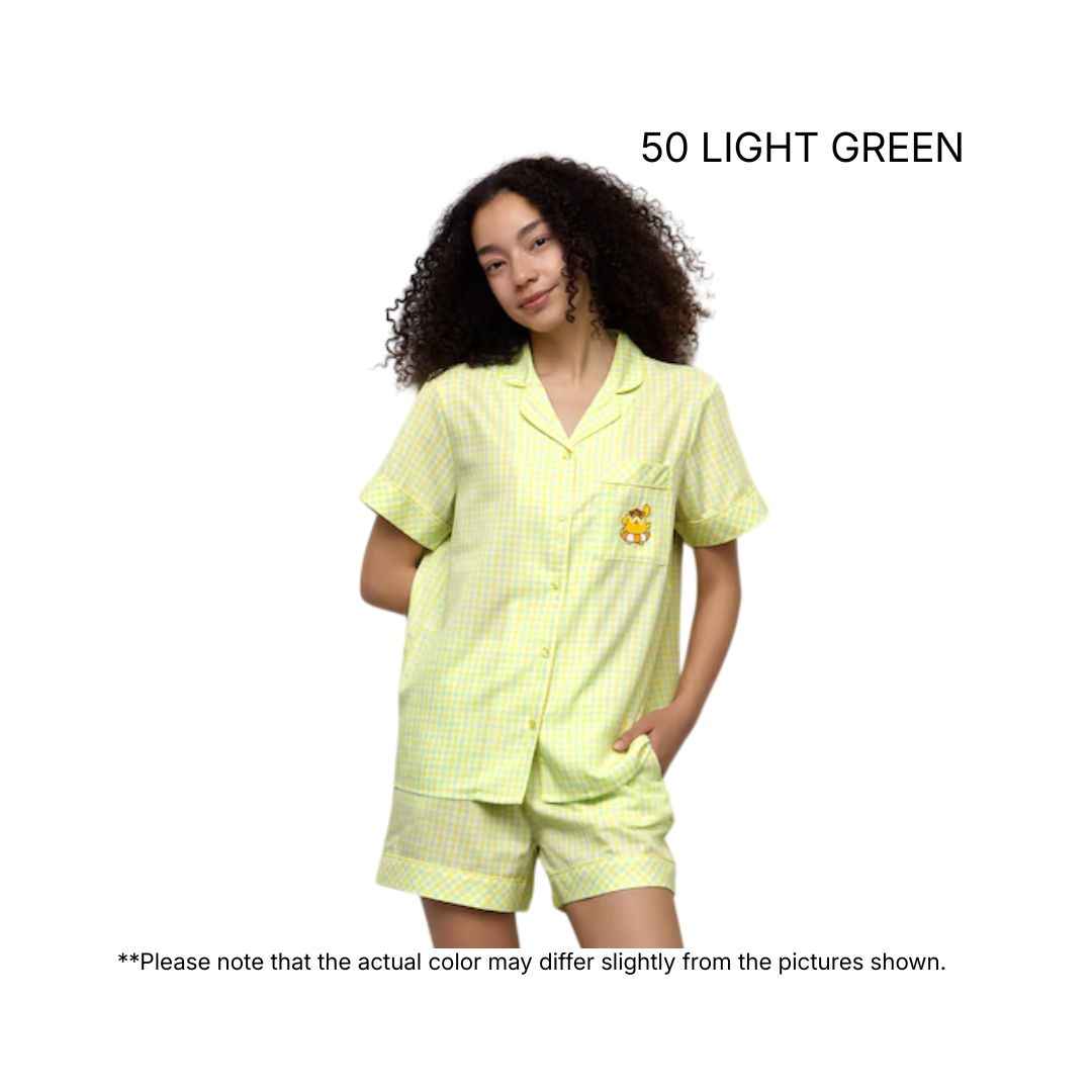 GU Pajamas Sanrio Characters (Short-Sleeved Shirt & Shorts) - Image 6