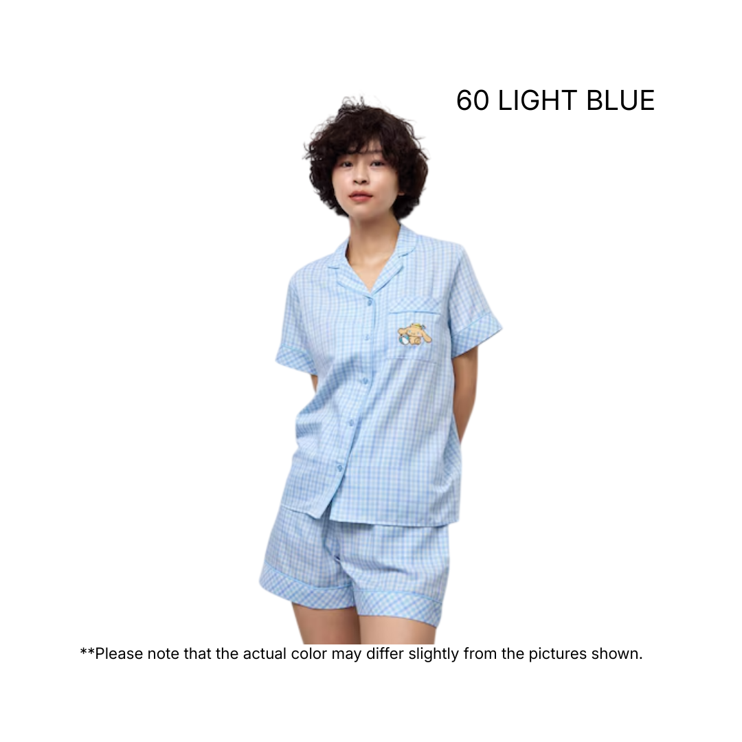 GU Pajamas Sanrio Characters (Short-Sleeved Shirt & Shorts) - Image 10