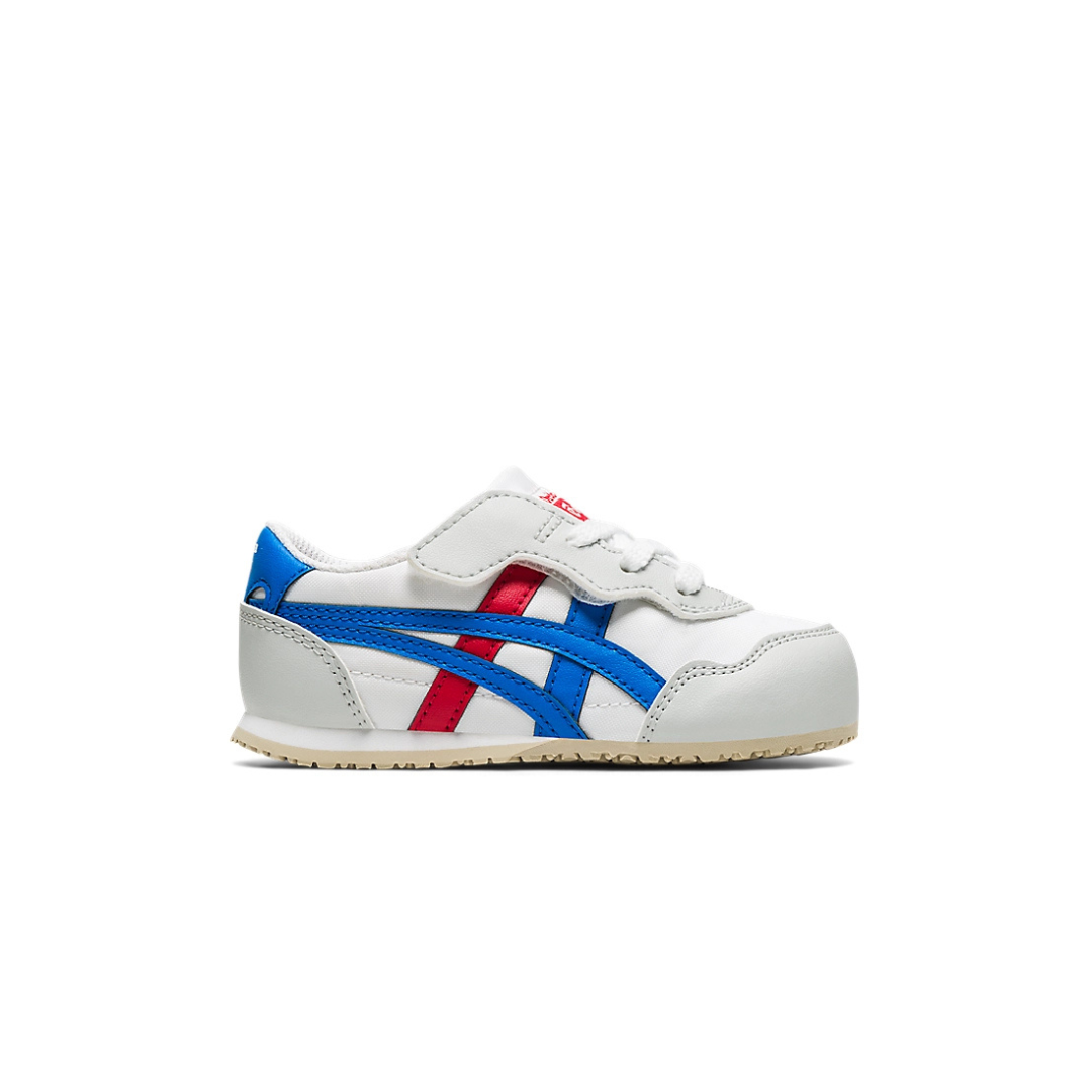 Onitsuka Tiger SERRANO KIDS (TODDLER) - WHITE/DIRECTOIRE BLUE