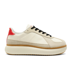 Onitsuka Tiger DELECITY - CREAM/FIERY RED