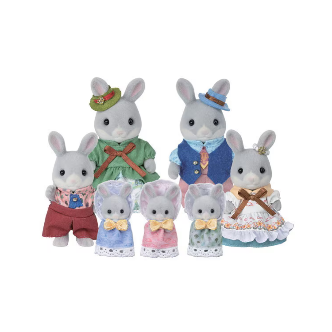 Sylvanian Families Cotton Rabbit Family Celebration Set