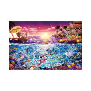 Puzzle Decoration Collage Disney Mickey & Friends -Tropical Journey- [Jigsaw Puzzle 1000 Pieces]