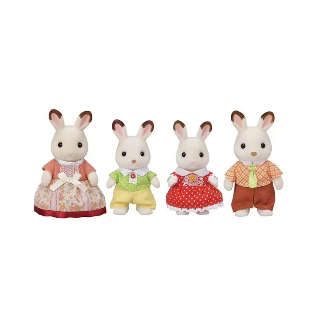 Sylvanian Families Chocolate Rabbit Family