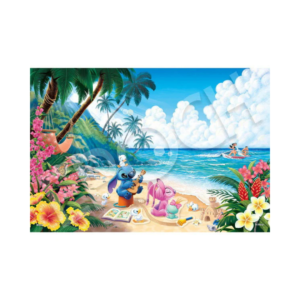 Disney Puzzle Decoration Collage Stitch -Ohana- [Jigsaw Puzzle 300 Pieces]