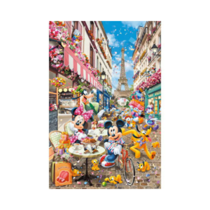 Disney Puzzle Decoration Collage Mickey & Friends -Paris Journey- [Jigsaw Puzzle 1000 Pieces]
