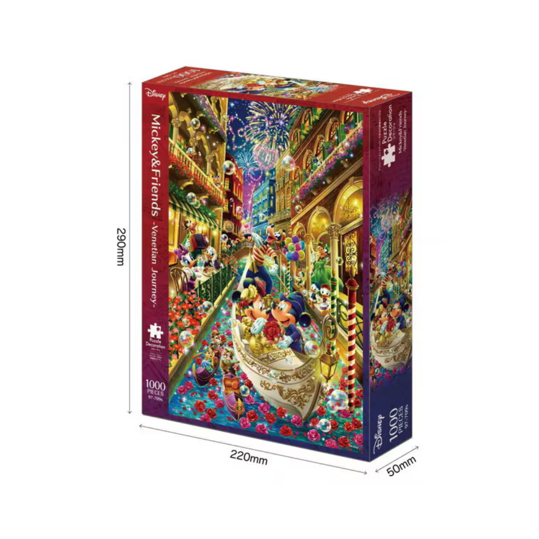 Puzzle Decoration Collage Disney Mickey & Friends -Venetian Journey- (Jigsaw Puzzle 1000 Pieces) - Image 3