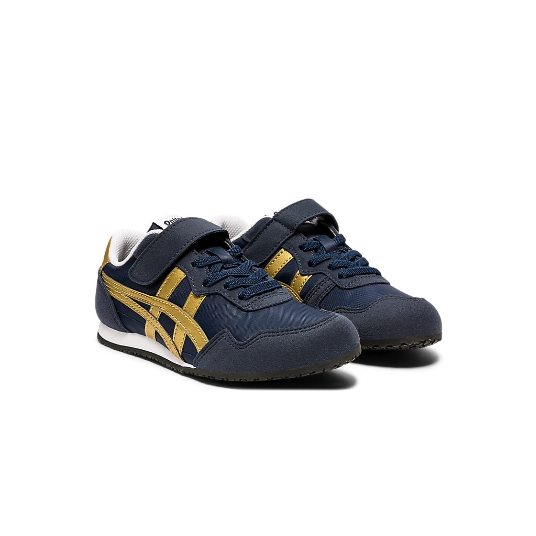 Onitsuka Tiger SERRANO KIDS (PRESCHOOL) - MIDNIGHT/PURE GOLD - Image 6