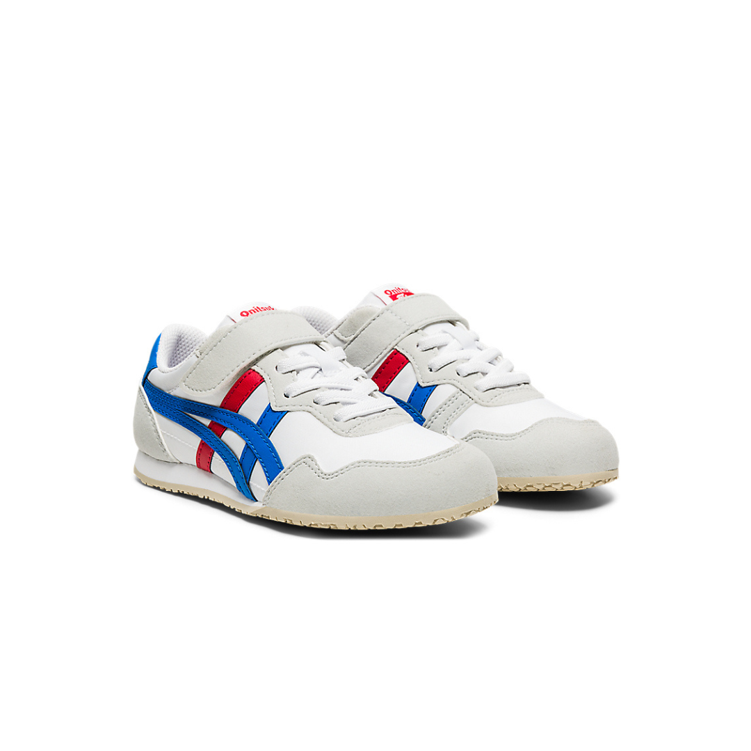 Onitsuka Tiger SERRANO KIDS (PRESCHOOL) - WHITE/DIRECTOIRE BLUE - Image 6