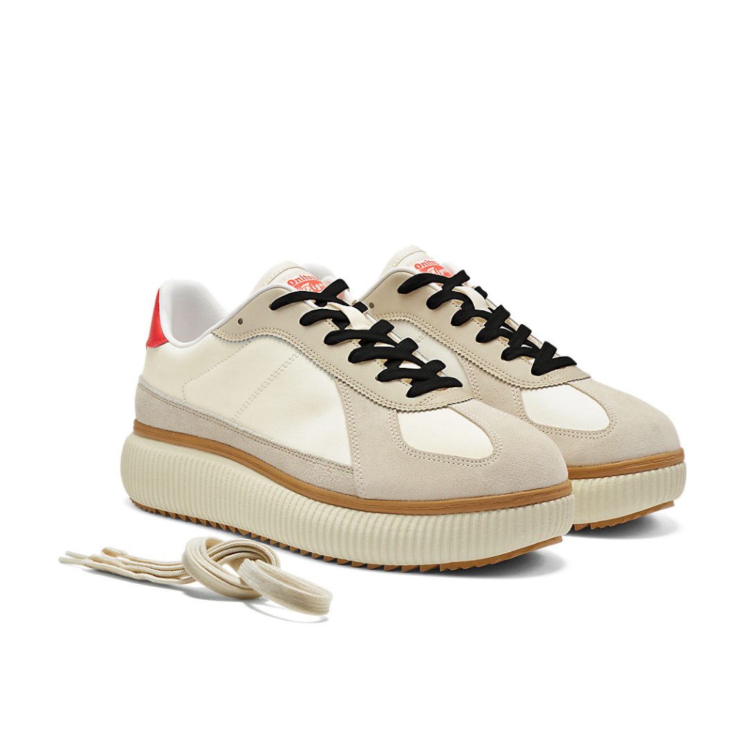 Onitsuka Tiger DELECITY - CREAM/FIERY RED - Image 8
