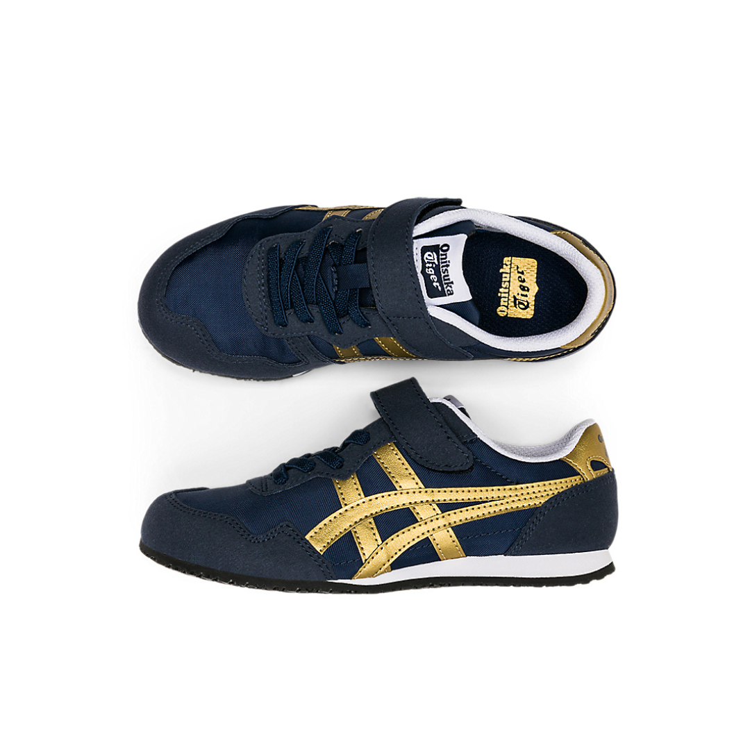 Onitsuka Tiger SERRANO KIDS (PRESCHOOL) - MIDNIGHT/PURE GOLD - Image 8