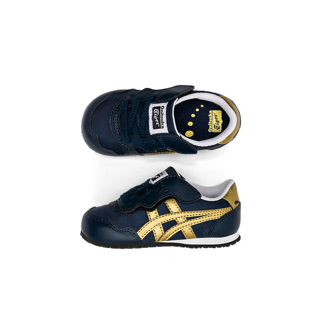 Onitsuka Tiger SERRANO KIDS (TODDLER) - MIDNIGHT/PURE GOLD - Image 8